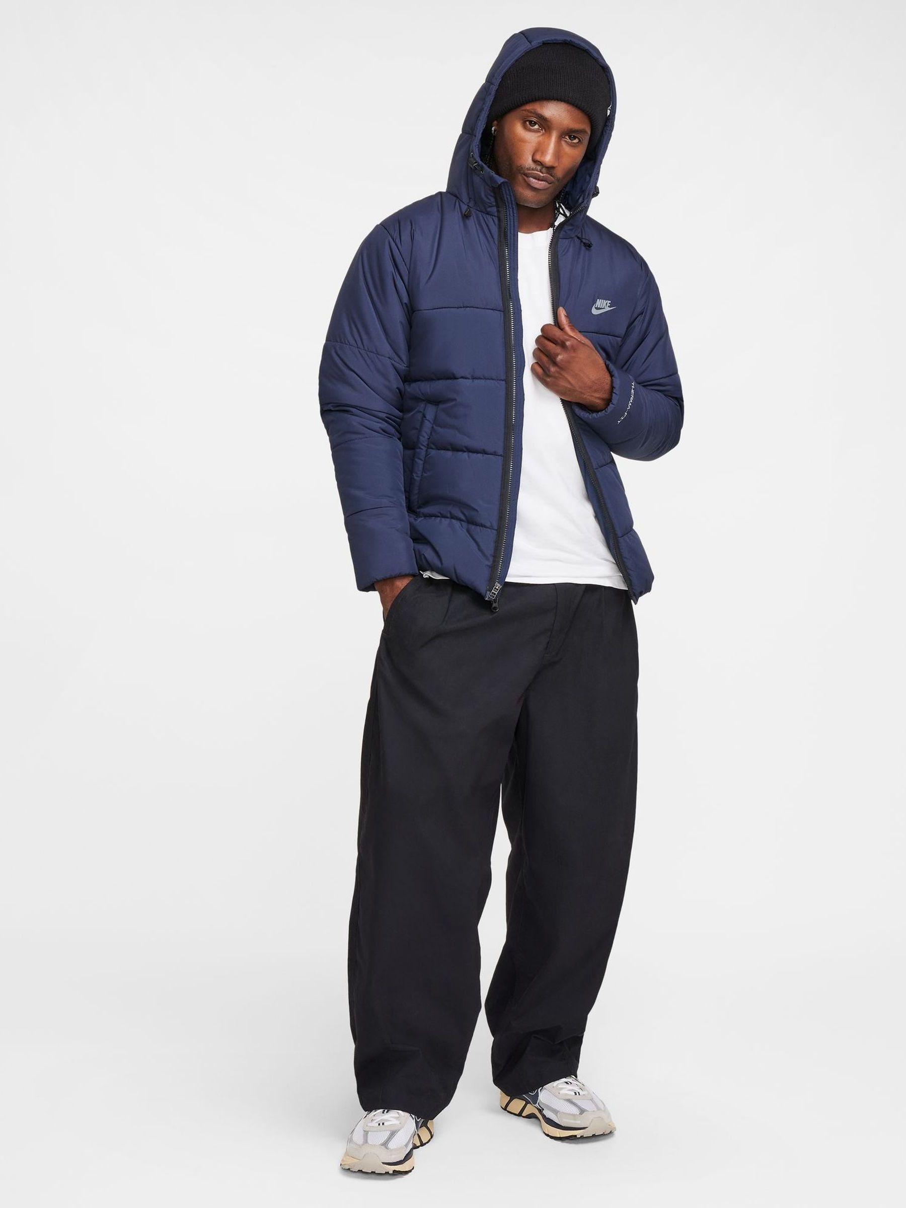 Buy Nike Navy Mens Synthetic-Fill Jacket from Next Luxembourg