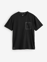 Nike Black DriFIT Tech Pocket UPF 40 Rash Vest - Image 1 of 1