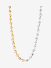 Mood Metallic Two Tone Ball Chain Allway Necklace - Image 1 of 4