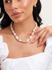 Mood Gold Tone Resin Allway Necklace - Image 3 of 3