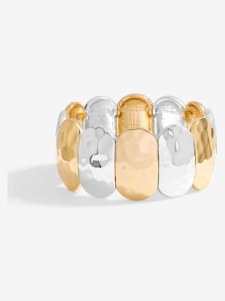 Mood Tone Hammered Stretch Bracelet - صورة 1 من 3 Mood Tone Hammered Stretch Bracelet - صورة 1 من 3