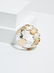 Mood Metallic Tone Hammered Stretch Bracelet - Image 2 of 3
