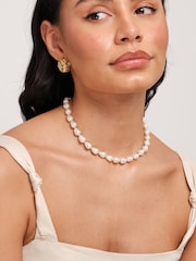 Mood Gold Tone Pearl Strand 3 Piece Set - Image 4 of 4