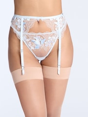Suspensórios bordados Gisella azul Boux Avenue - Imagem 4 de 4