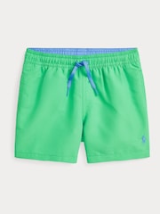 Polo Ralph Lauren Green Boys Traveller Logo Swim Shorts - Image 1 of 2