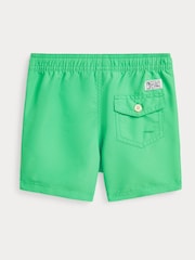Polo Ralph Lauren Green Boys Traveller Logo Swim Shorts - Image 2 of 2