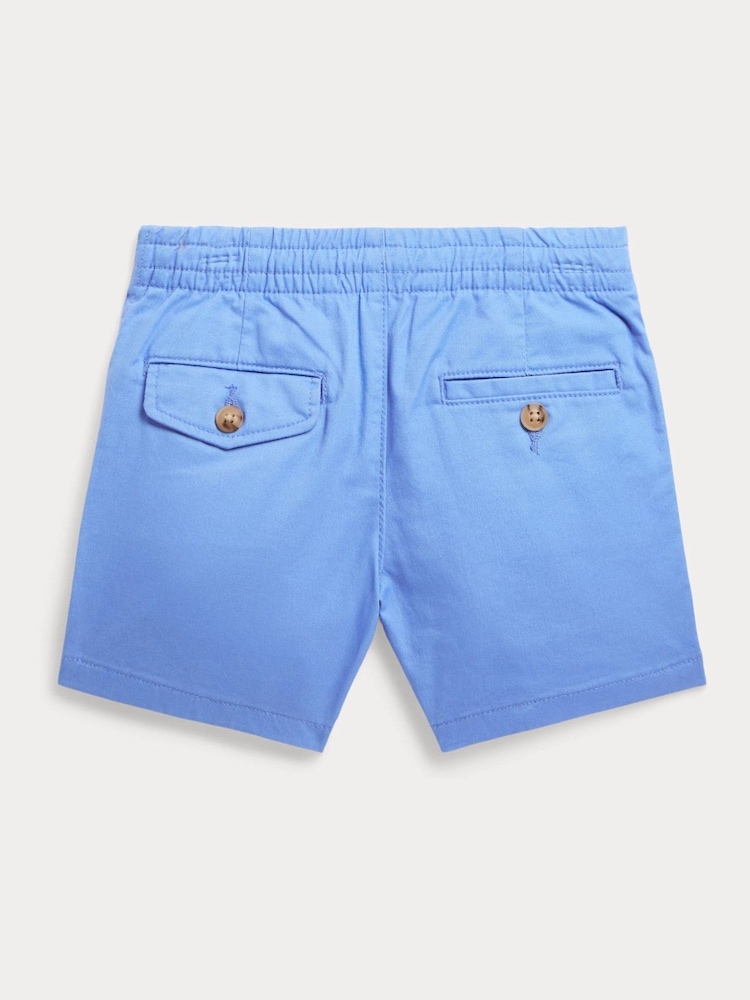 Polo Ralph Lauren Light Blue Boys Prepster Flex Abrasion Twill Chino Shorts - Image 2 of 6