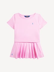 Polo Ralph Lauren Pink Girls Jersey Cotton Skirt - Image 1 of 7