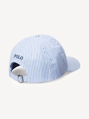 Polo Ralph Lauren Blue Boys Seersucker Sports Cap Hat - Image 2 of 2