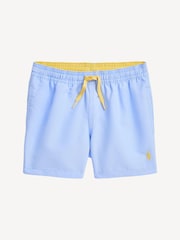 Polo Ralph Lauren Blue Chrome Boys Traveller Logo Swim Shorts - Image 1 of 2