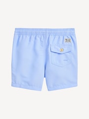 Polo Ralph Lauren Blue Chrome Boys Traveller Logo Swim Shorts - Image 2 of 2