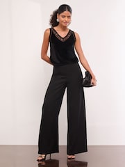 Lipsy Black Velvet Vest - Image 3 of 4