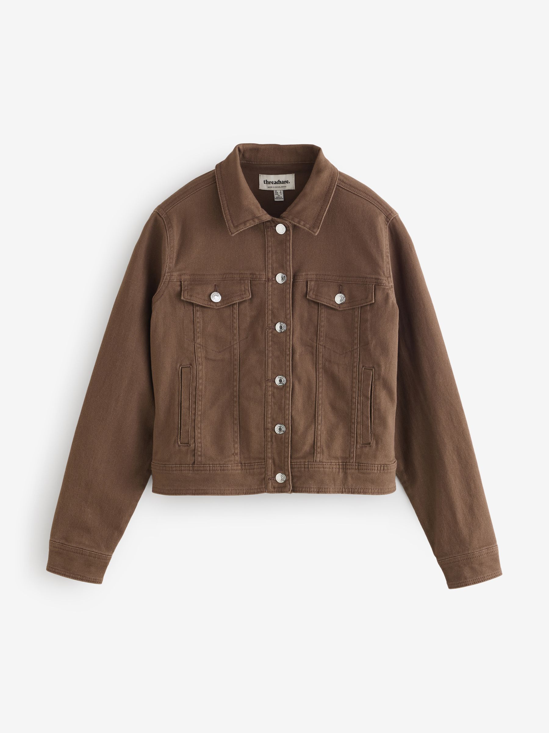 Buy Threadbare Chocolate Brown Classic Denim Jacket from Next USA