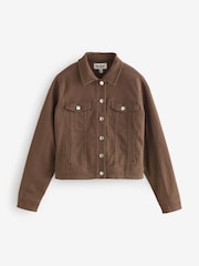 Čokoladno rjava - Threadbare klasična denim jakna - Slika 6 iz 6
