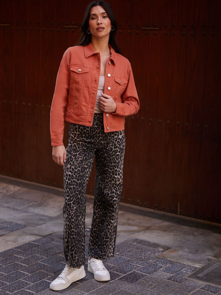 Threadbare Rust Classic Denim Jacket - Image 4 of 6