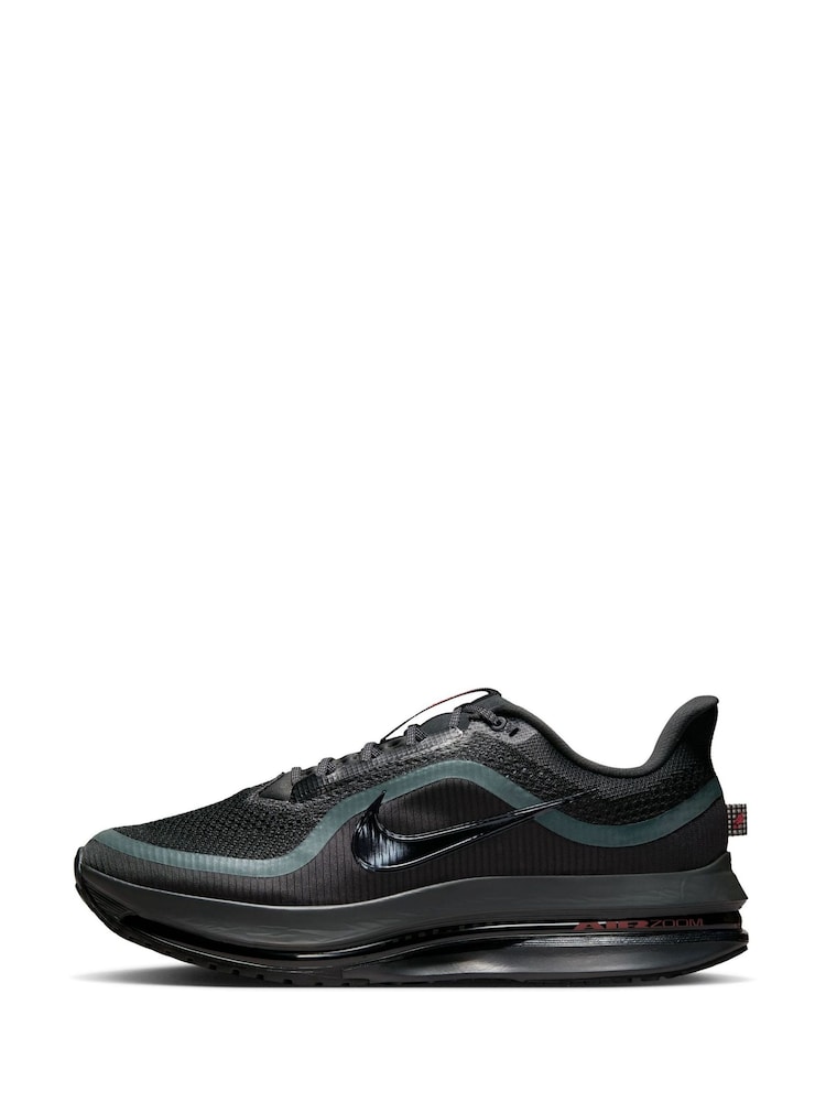 Nike Black/Red Pegasus Premium Running Trainers - Image 2 of 11
