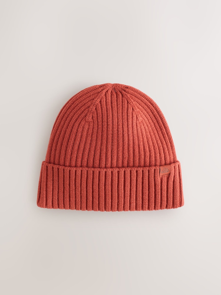 Pumpkin Orange Knitted Beanie Hat (1-16yrs) - Image 1 of 3