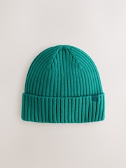 Forest Green Knitted Beanie Hat (1-16yrs) - Image 3 of 5