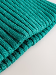 Forest Green Knitted Beanie Hat (1-16yrs) - Image 5 of 5