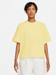 Nike Yellow Fit Oversized Boxy T-Shirt - Image 1 of 3