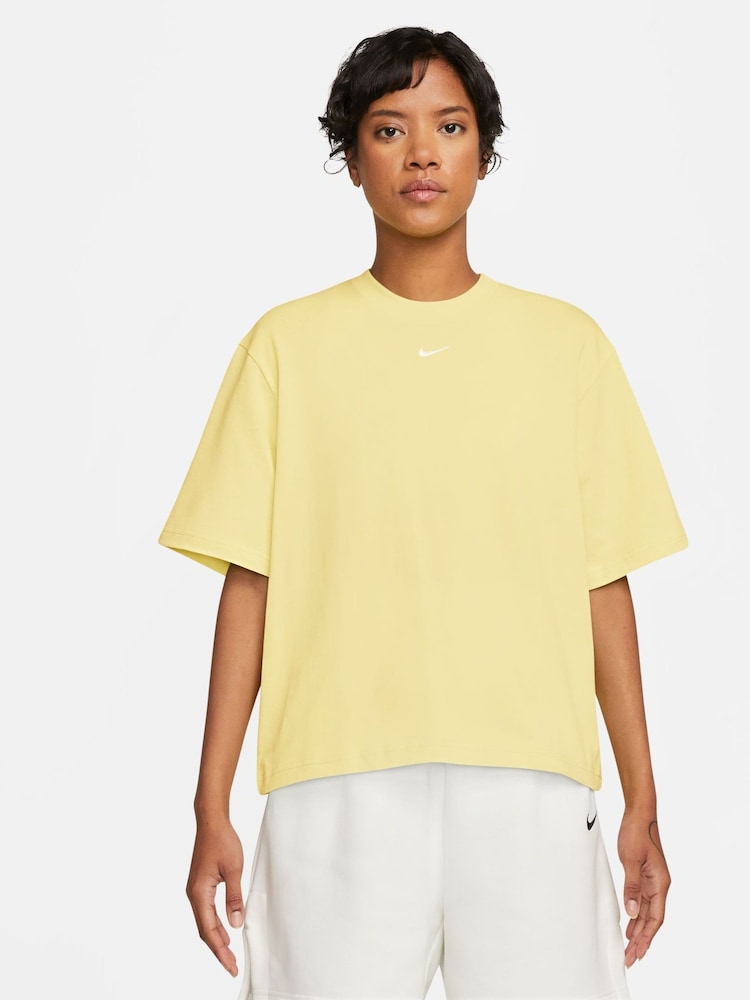 Nike Yellow Fit Oversized Boxy T-Shirt - Image 1 of 3