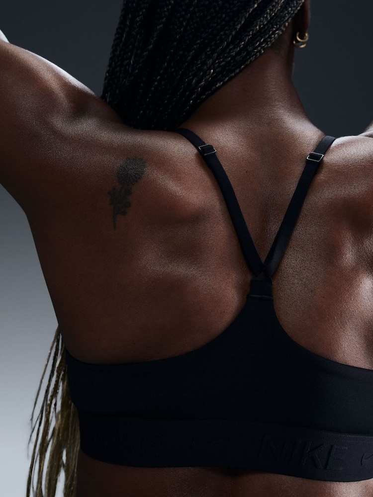 Nike Black Indy Light Support Padded Sports Bra - Image 2 of 7