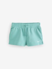 Nike Blue Phoenix Fleece Mid Rise Shorts - Image 5 of 5