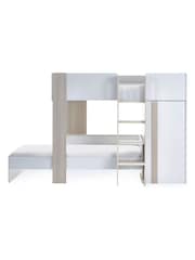 Julian Bowen Pale Wood And White Horizon Kids Bunk Bed - Image 4 of 10