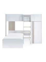 Julian Bowen Pale Wood And White Horizon Kids Bunk Bed - Image 5 of 10