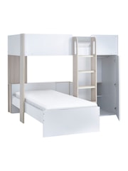 Julian Bowen Pale Wood And White Horizon Kids Bunk Bed - Image 6 of 10