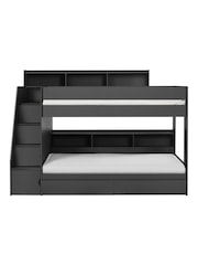 Julian Bowen Anthracite Camelot Kids Staircase Bunk Bed - Image 3 of 6
