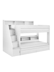 Julian Bowen White Camelot Kids Staircase Bunk Bed - Image 4 of 6