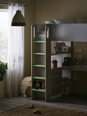 Julian Bowen Wood and White Ocean Kids Highsleeper Bed - Image 12 of 12