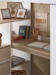 Julian Bowen Wood and White Ocean Kids Highsleeper Bed - Image 7 of 12