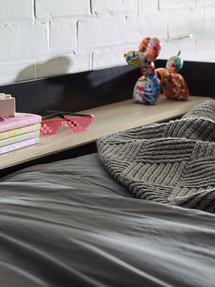 Julian Bowen Black And Pale Wood Blaze Kids Gaming Highsleeper Bed - Image 11 of 11