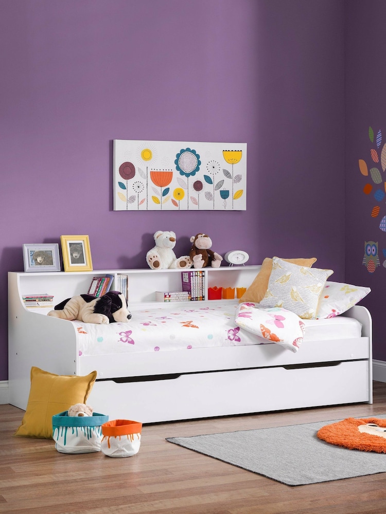 Julian Bowen Pure White Grace Kids Daybed And Ellie Under Bed - Image 1 of 2
