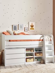 Julian Bowen White Vespa Kids Midsleeper Bed - Image 1 of 5
