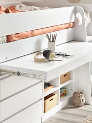 Julian Bowen White Vespa Kids Midsleeper Bed - Image 2 of 5