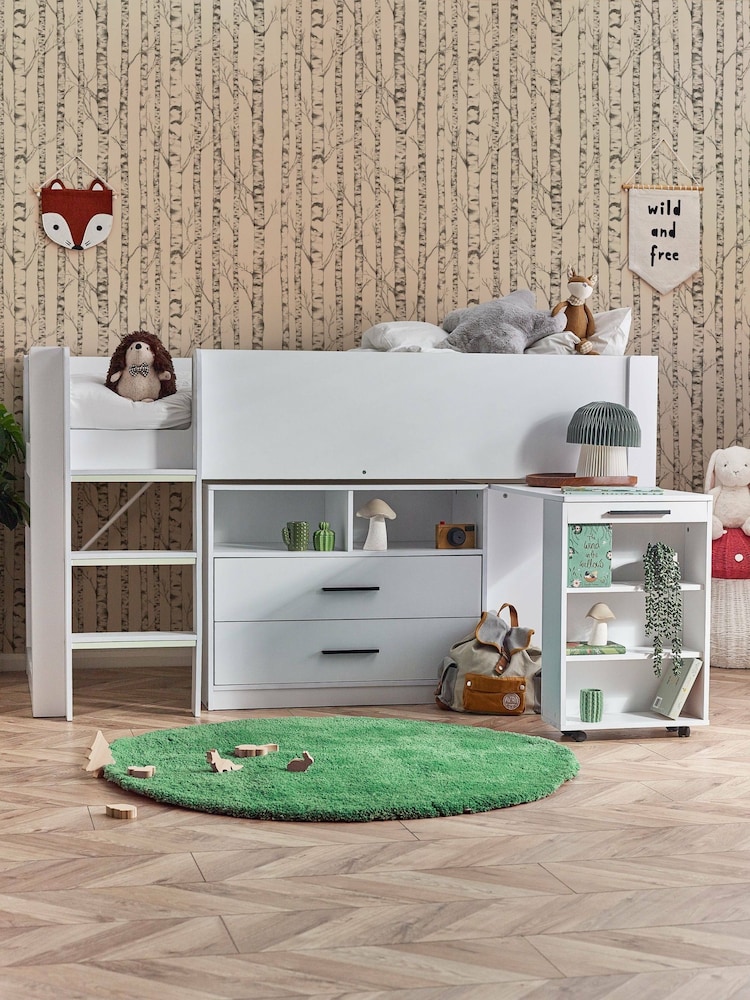 Julian Bowen White Otis Kids Midsleeper Bed - Image 1 of 12