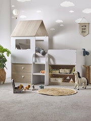 Julian Bowen Pale Wood And White Orpheus Kids Midsleeper Bed - Image 1 of 10