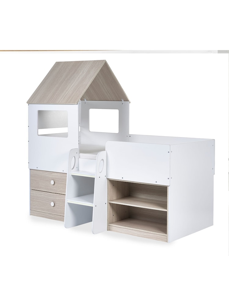 Julian Bowen Pale Wood And White Orpheus Kids Midsleeper Bed - Image 2 of 10
