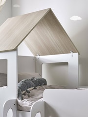 Julian Bowen Pale Wood And White Orpheus Kids Midsleeper Bed - Image 6 of 10