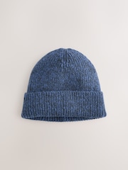 Blue Chunky Knit Beanie Hat (1-16yrs) - Image 1 of 3