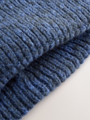 Blue Chunky Knit Beanie Hat (1-16yrs) - Image 3 of 3