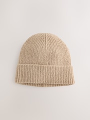 Neutral Chunky Knit Beanie Hat (1-16yrs) - Image 1 of 3