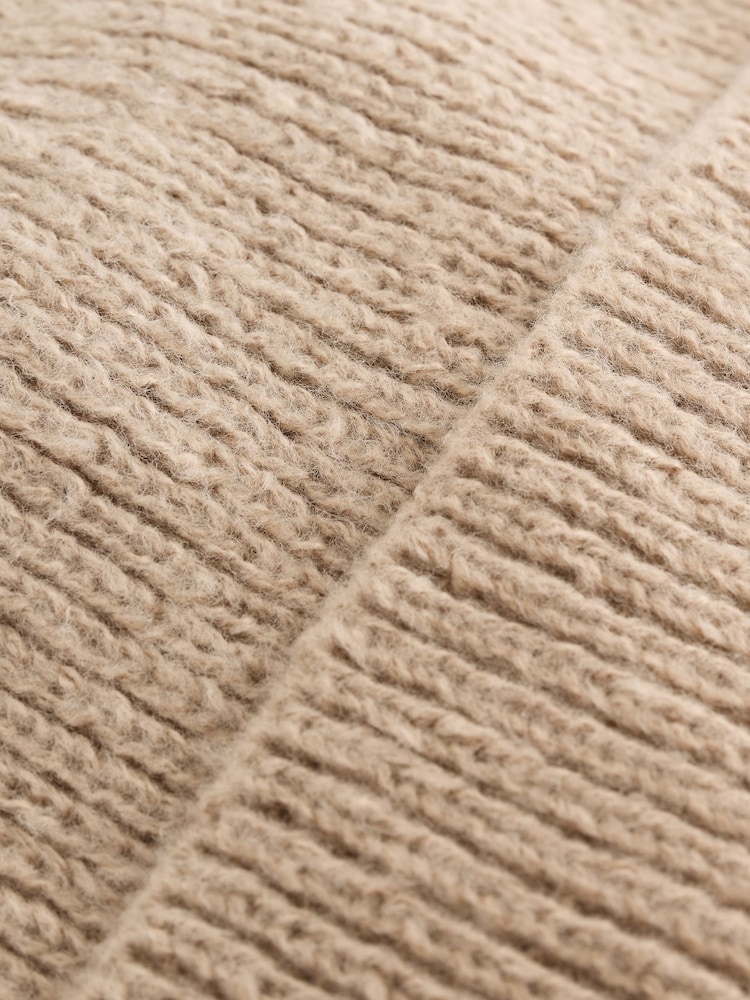 Neutral Chunky Knit Beanie Hat (1-16yrs) - Image 2 of 3