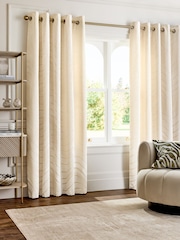 Collection Luxe Heavyweight Velvet Swirl Eyelet Lined Curtains - Изображение 1 из 5