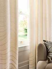 Collection Luxe Heavyweight Velvet Swirl Eyelet Lined Curtains - Изображение 3 из 5