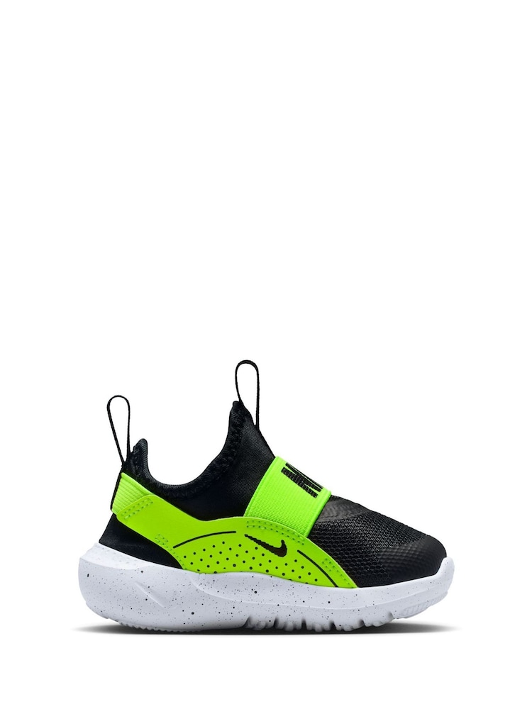 Nike Black Volt Infant Flex Runner 4 Trainers - Image 1 of 10