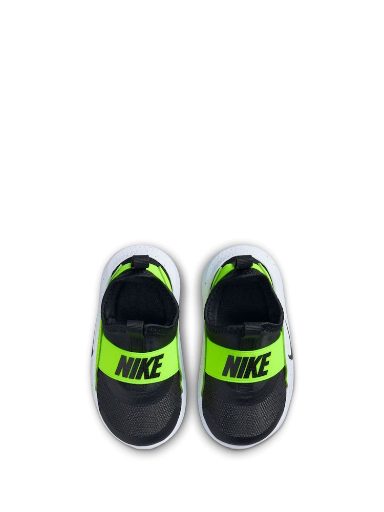 Nike Black Volt Infant Flex Runner 4 Trainers - Image 10 of 10